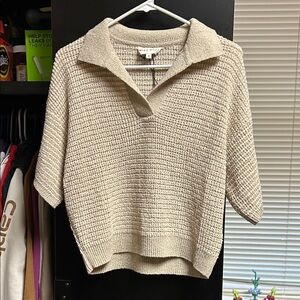 Beige Knit Sweater